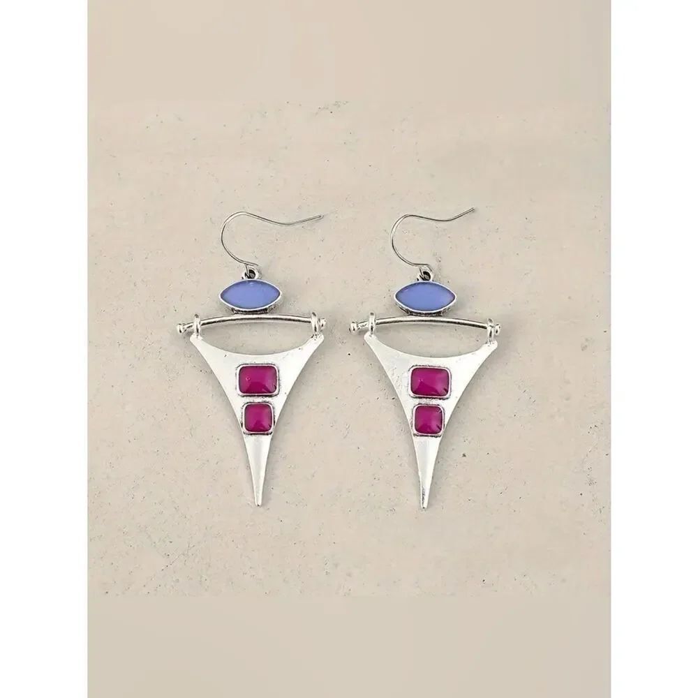 Geometric Drop Earrings N2161